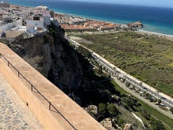 Blick von der maurischen Burg auf Salobreña