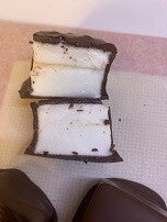 GUIMAUVE MENTHE ENROBEE DE CHOCOLAT