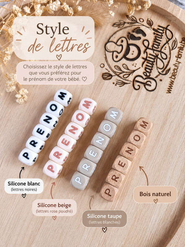 Créez votre attache-tétine personnalisée