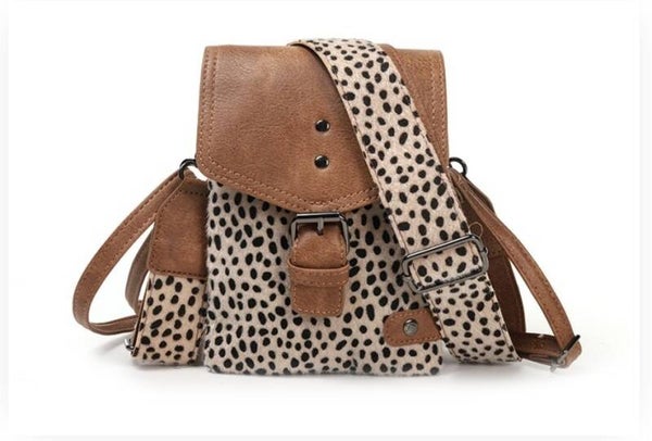 Camel dot telefoon en schoudertasje Lowa