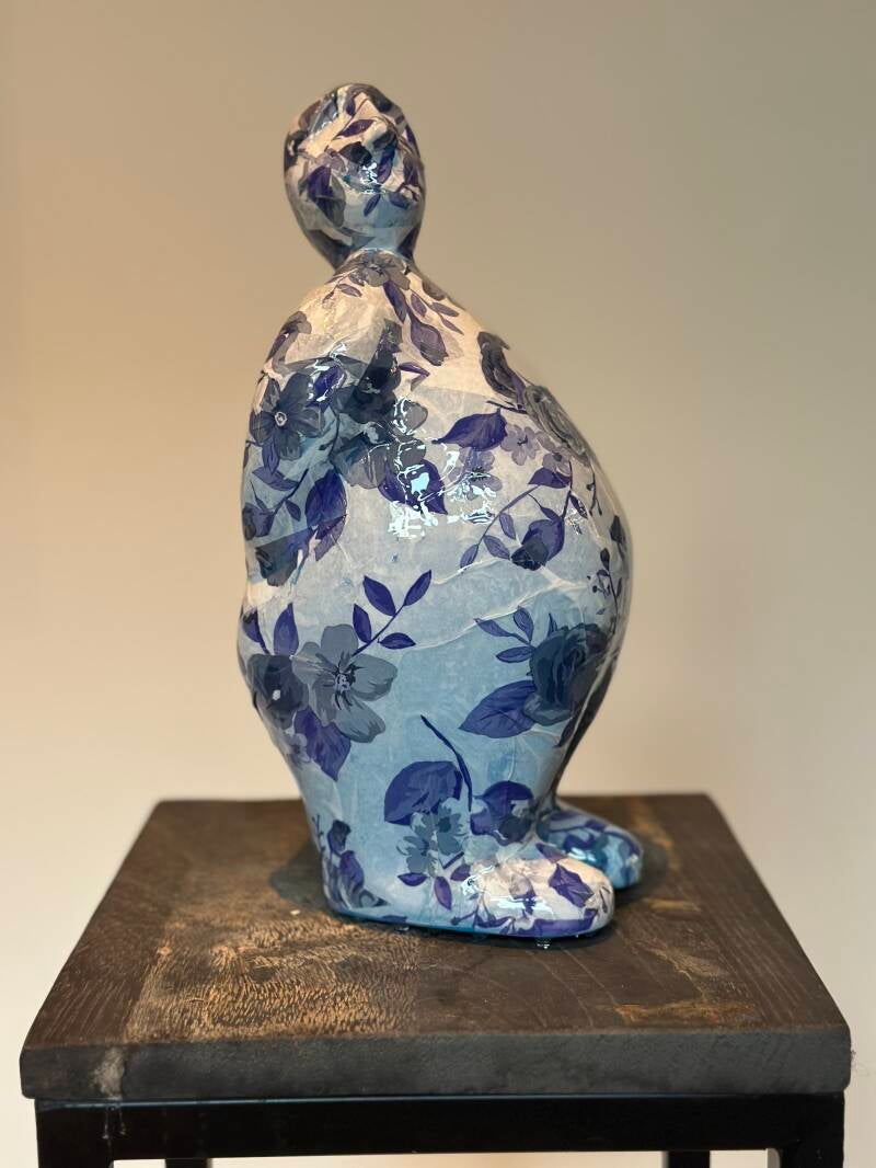 "Happy Gerrit" Jr. II (31 cm) Accidental Beauty Delft Blue II