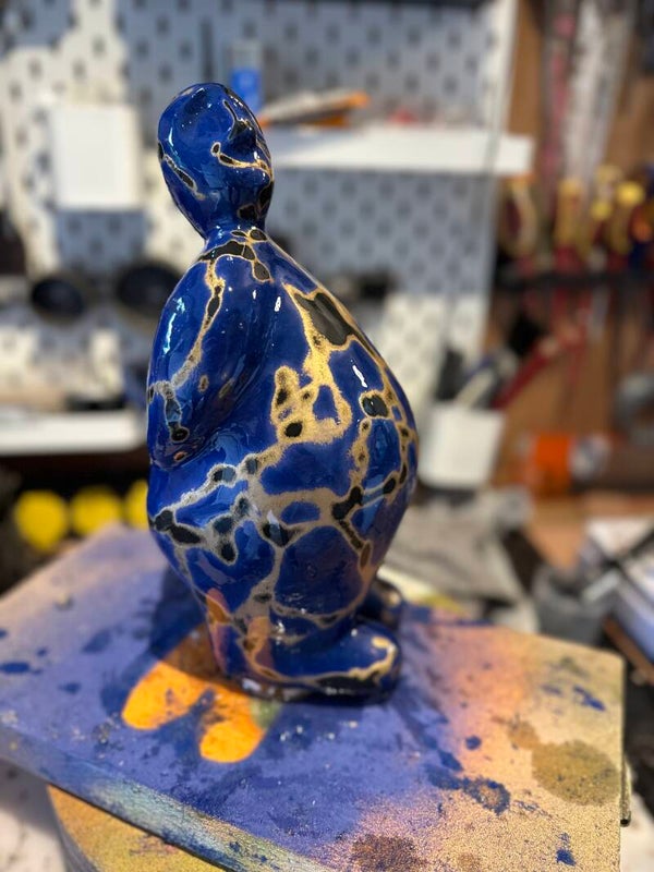 "Happy Gerrit" Jr. II (31 cm) Accidental Beauty Blue velvet