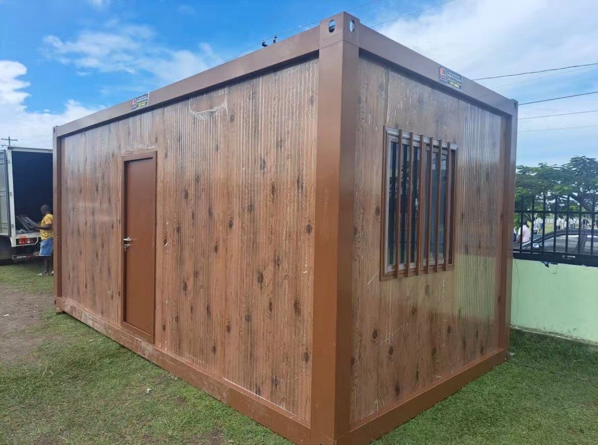 bâtiment modulaire style bois