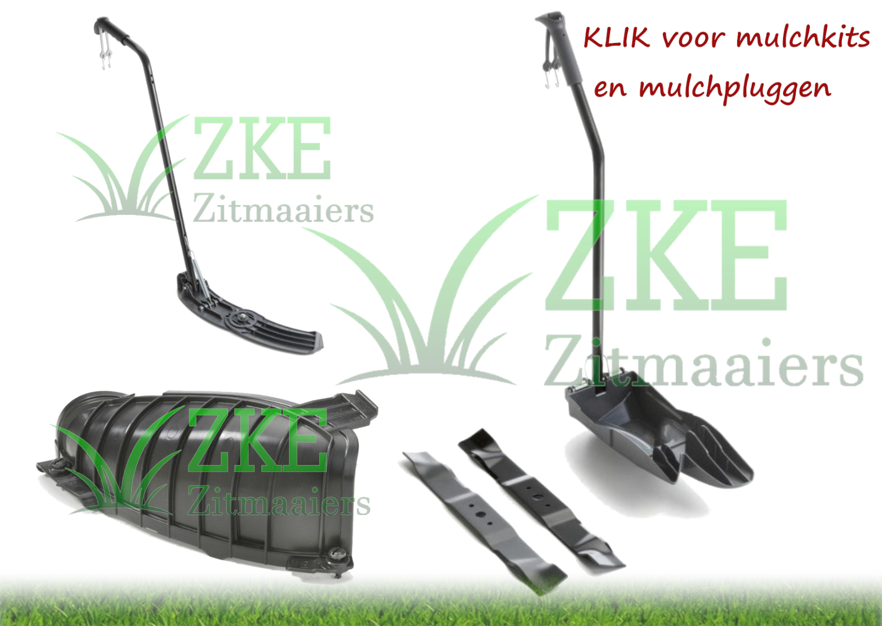 mulchkits en mulchpluggen