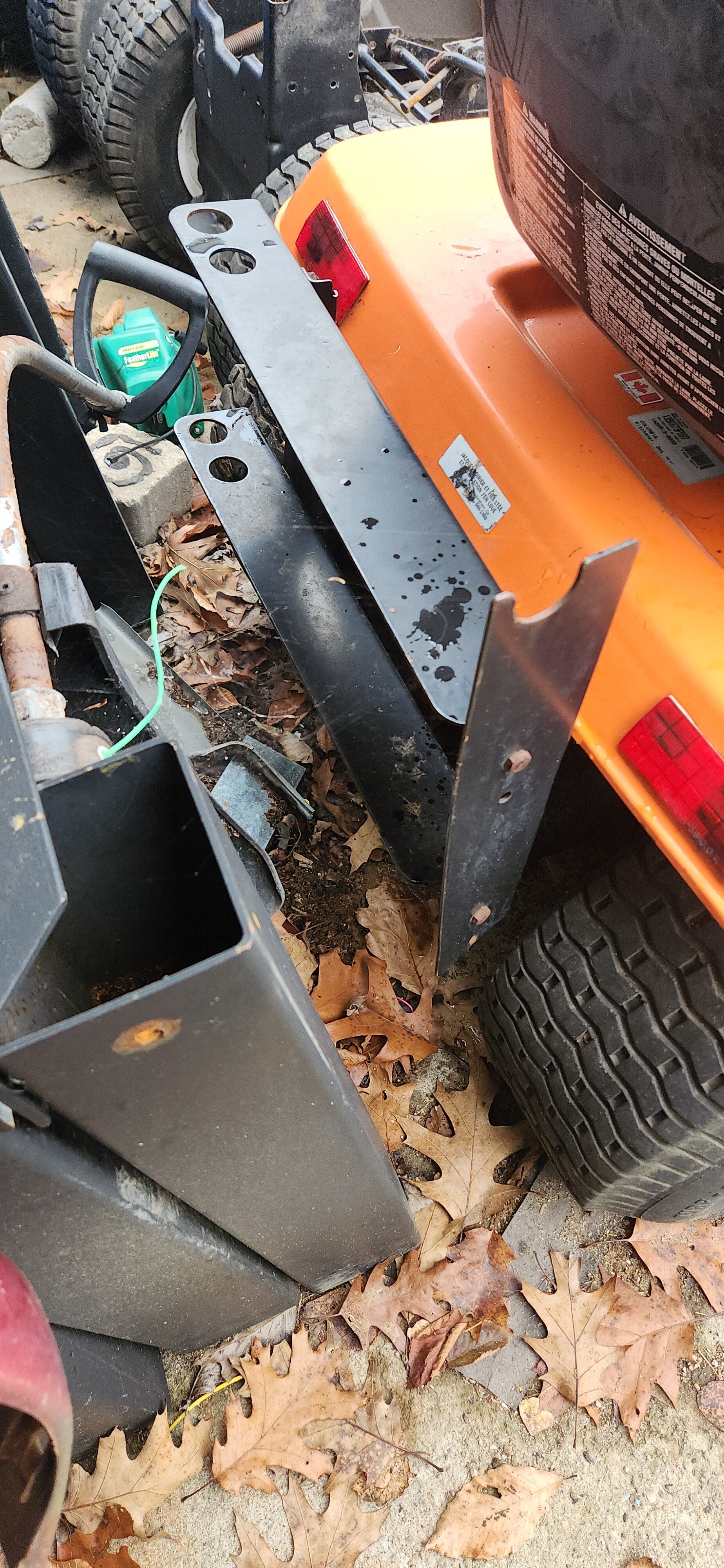 Ensemble Ramasse Feuille pour tracteur MTD