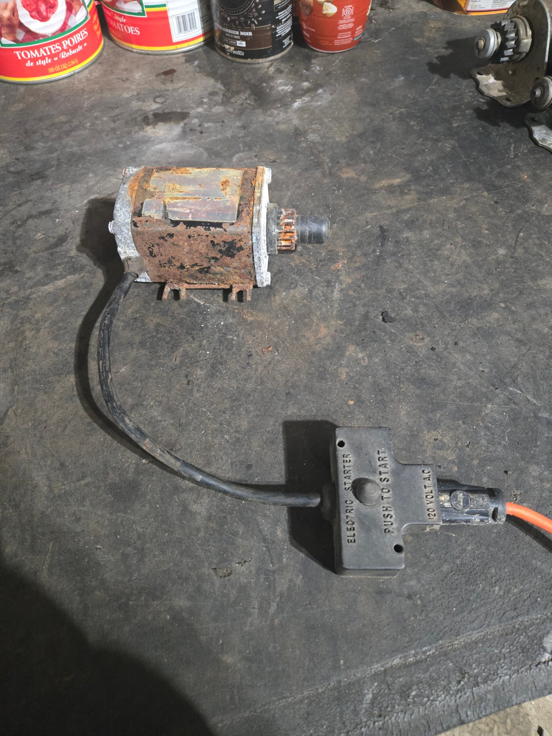 démarreur électrique Tecumseh,