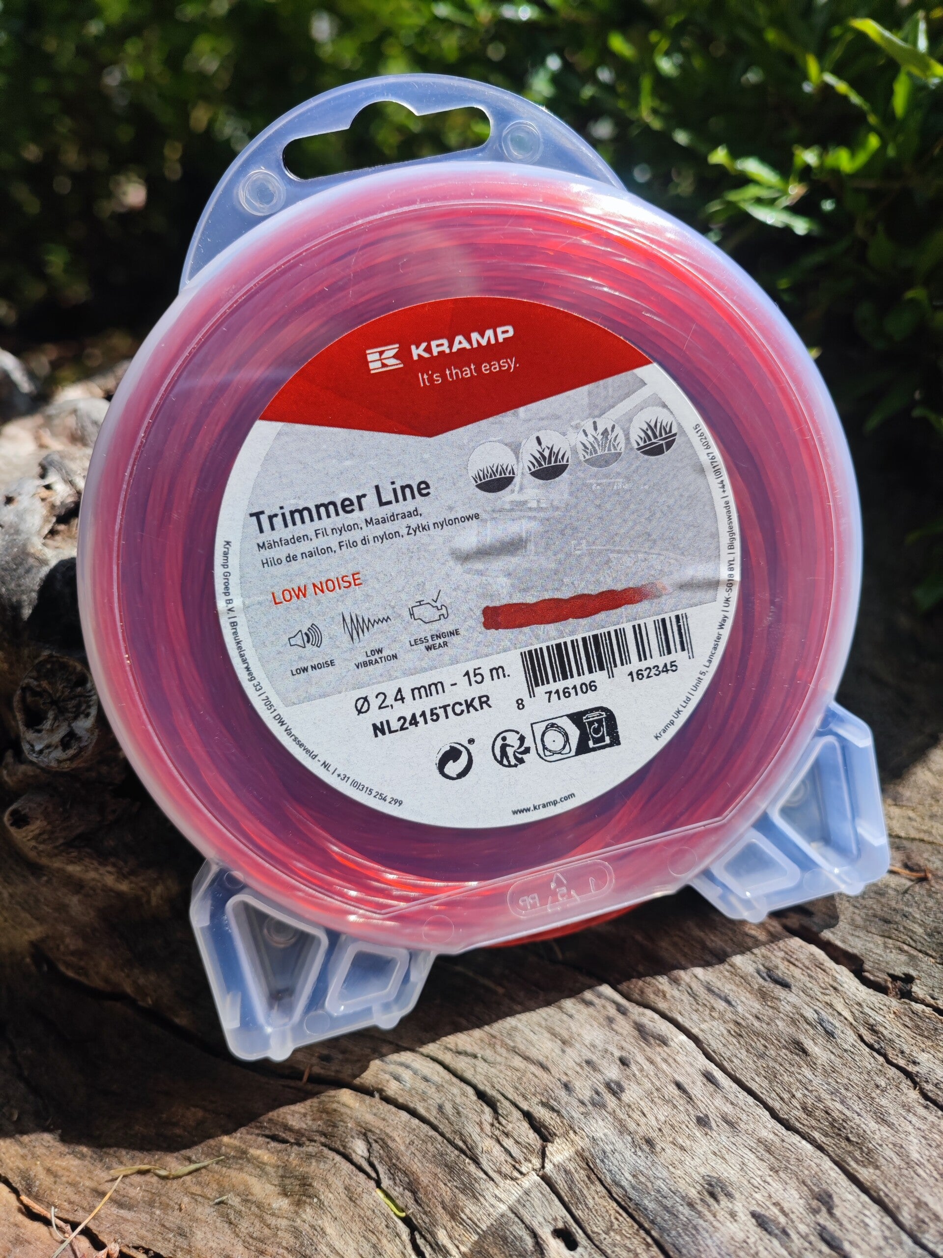 Fil de coupe Torsadé rouge Kramp 2.4mm x 15m