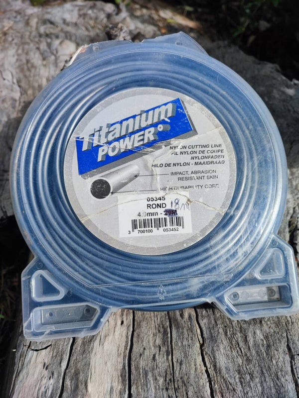 Fil de coupe Titanium rond 4mm x 18m