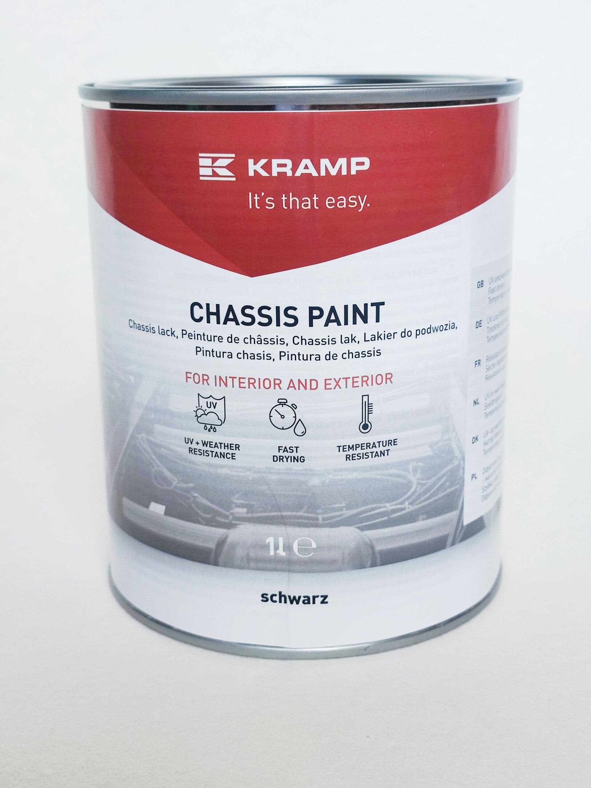 Peinture châssis noir