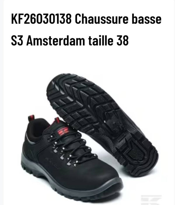 KF26030138 Chaussure basse S3 Amsterdam taille 38