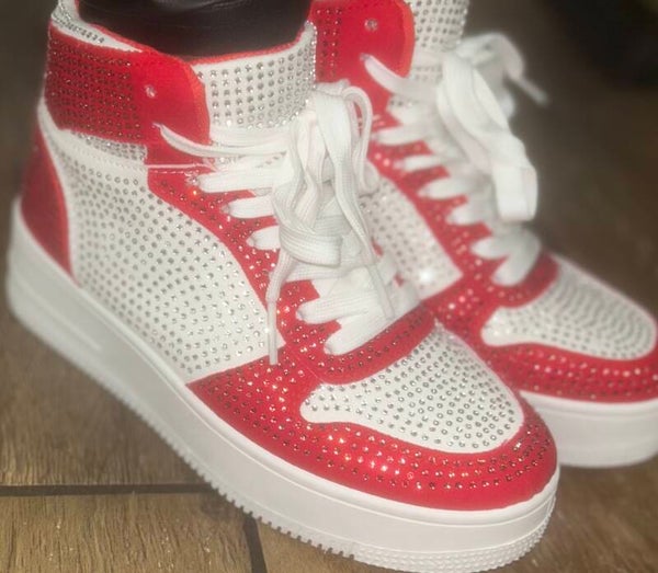 Red Bling Sneaker
