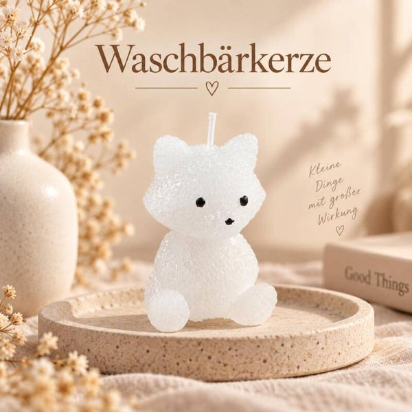 Waschbärkerze
