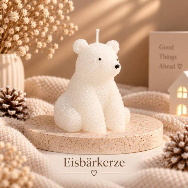 Eisbärkerze
