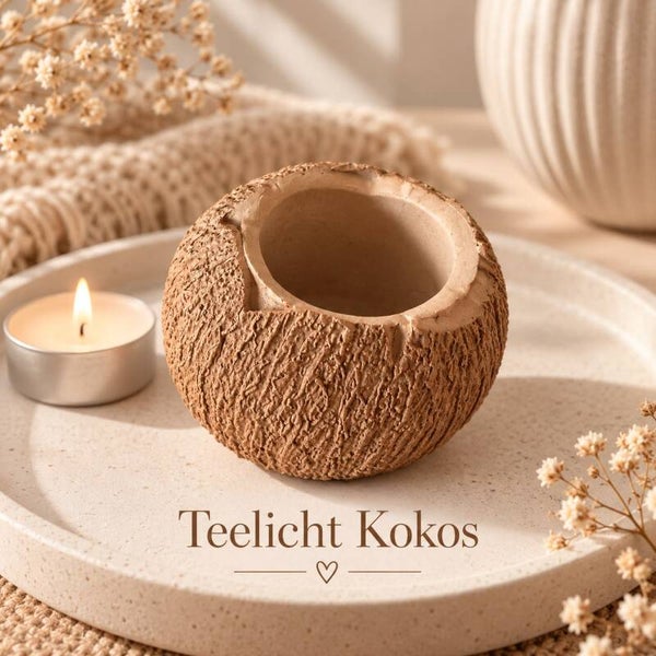 Teelicht Kokos