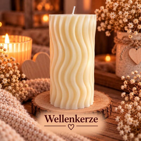 Wellenkerze