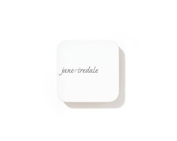 White Refillable Compact