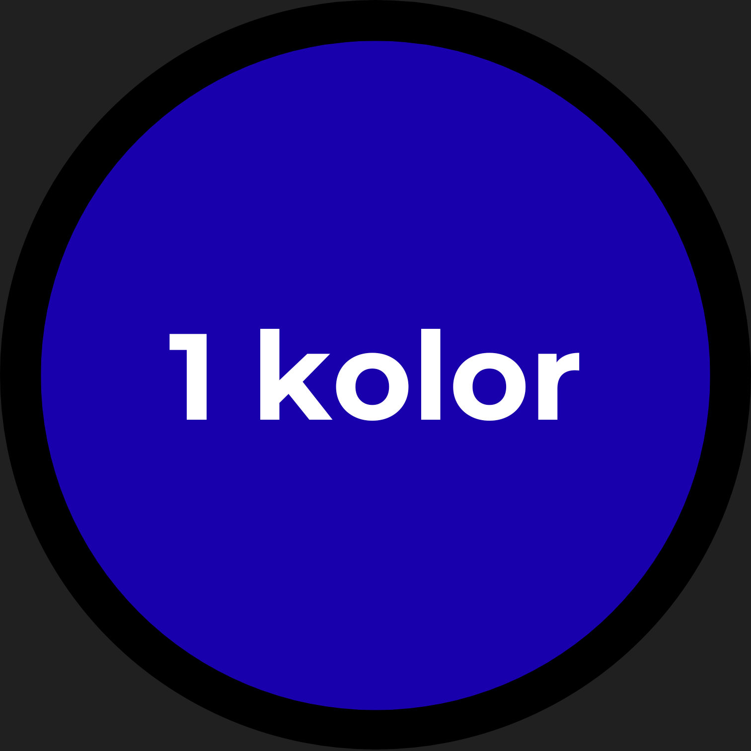 Gobo 1 kolor – proste logo