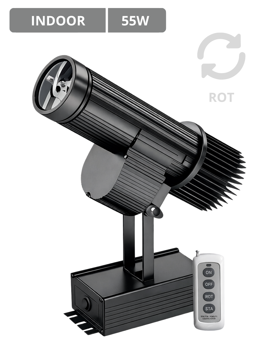 Projektor GOBO 55W – do dużych przestrzeni