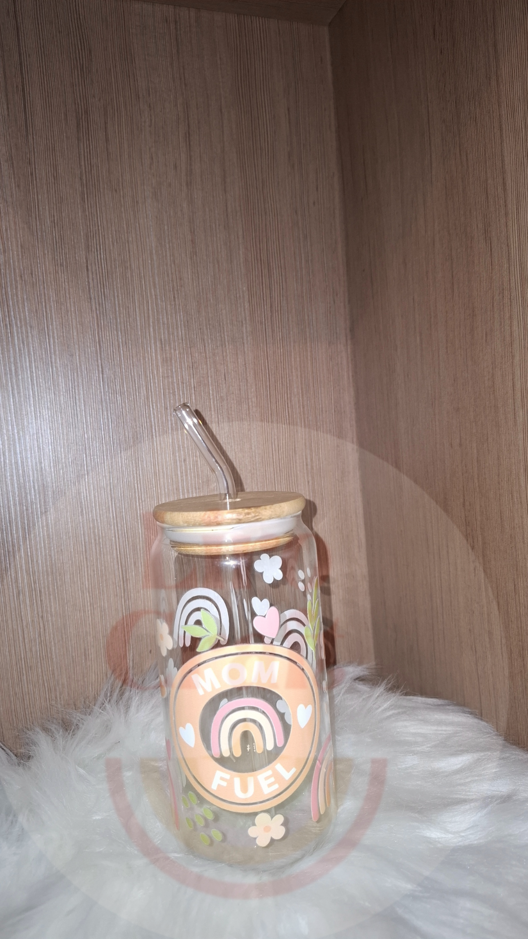 Drinkbeker glas mom fuel