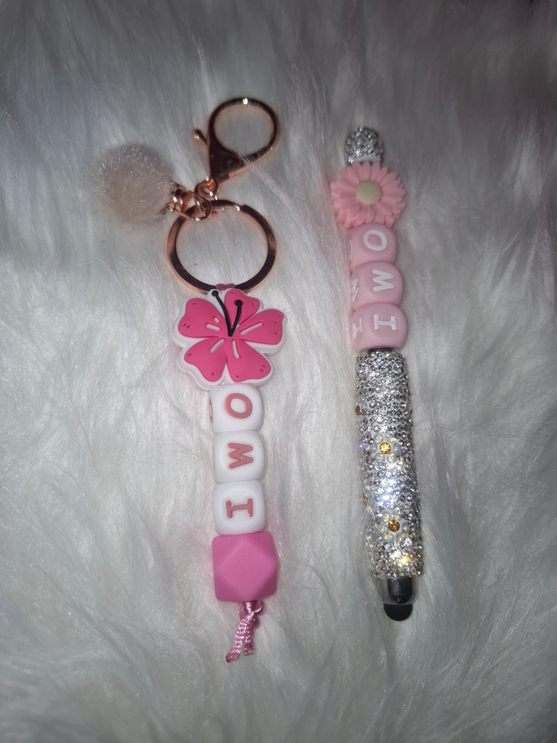 Set Kralenpen (touch) + sleutelhanger mom