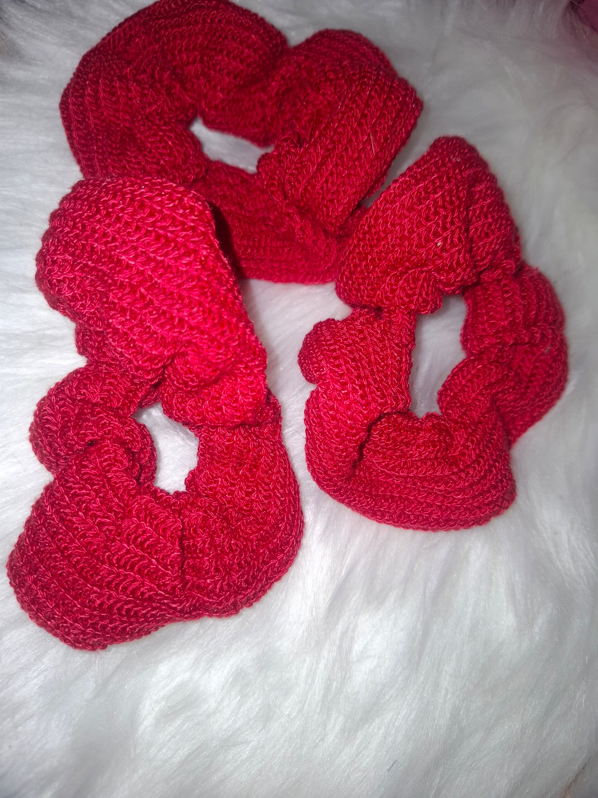 Gebreide scrunschies