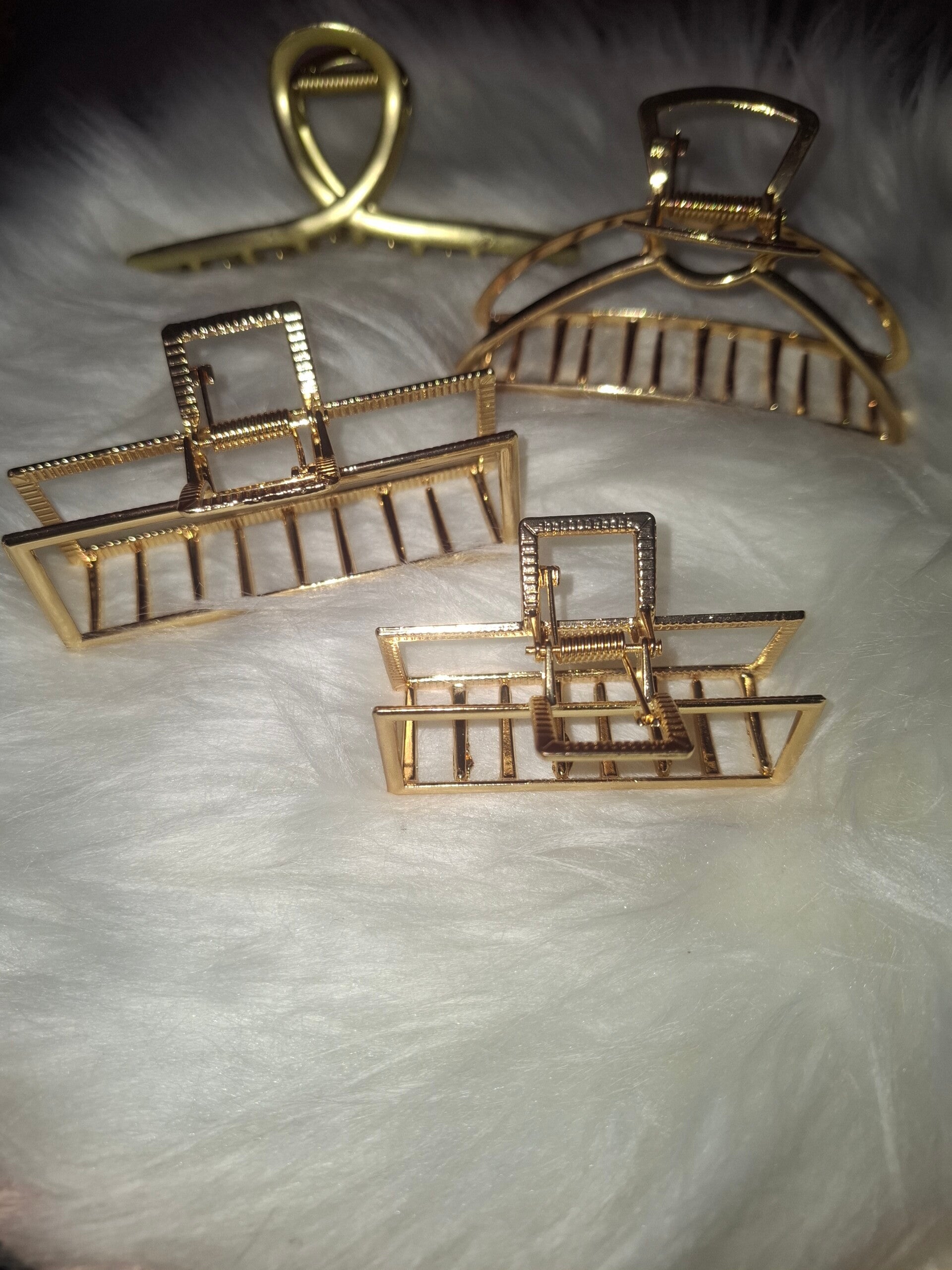 Gouden haarklem