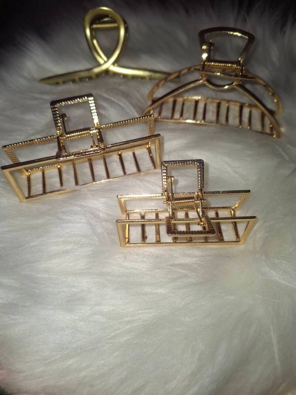 Gouden haarklem