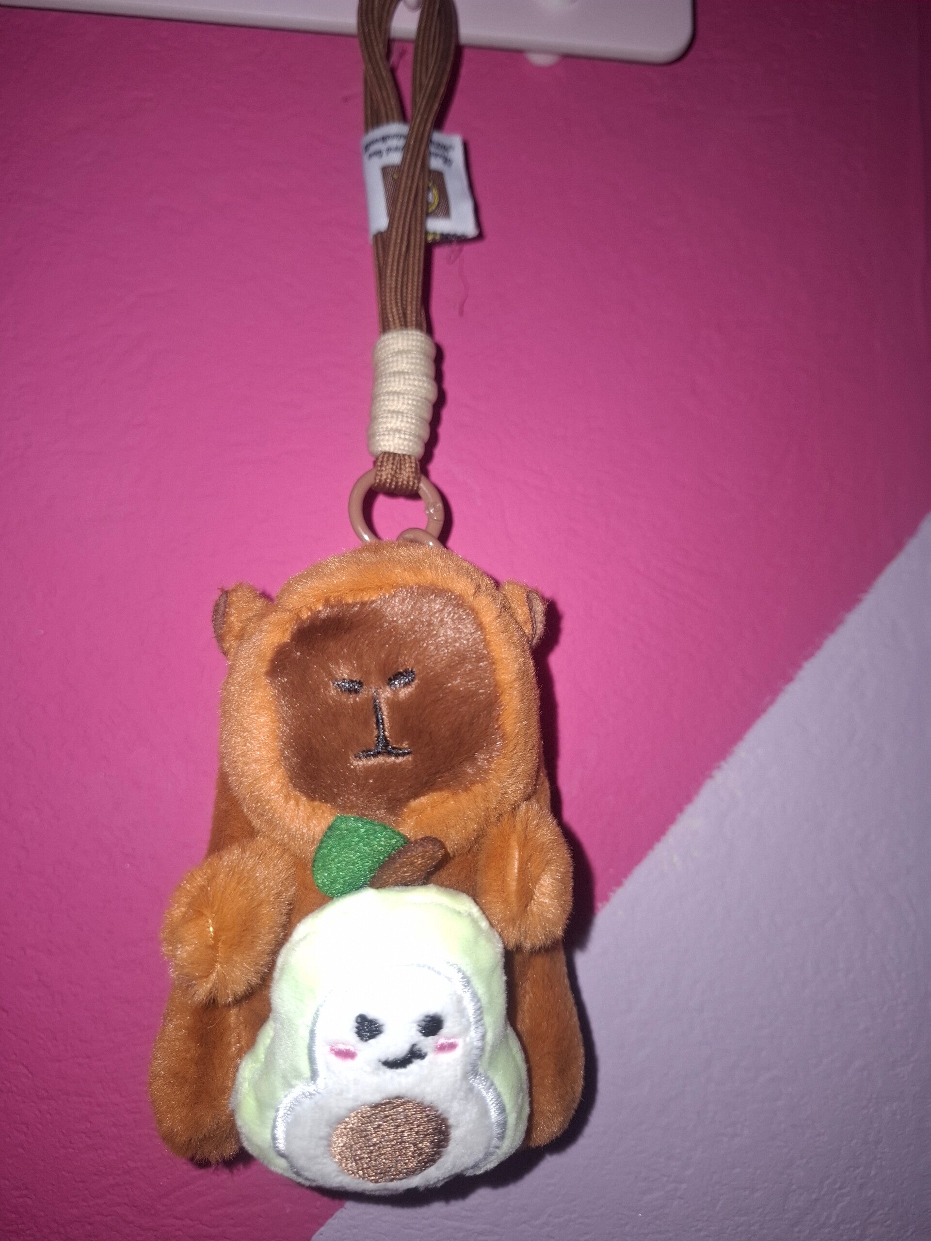 Capybara knuffel/sleutelhanger