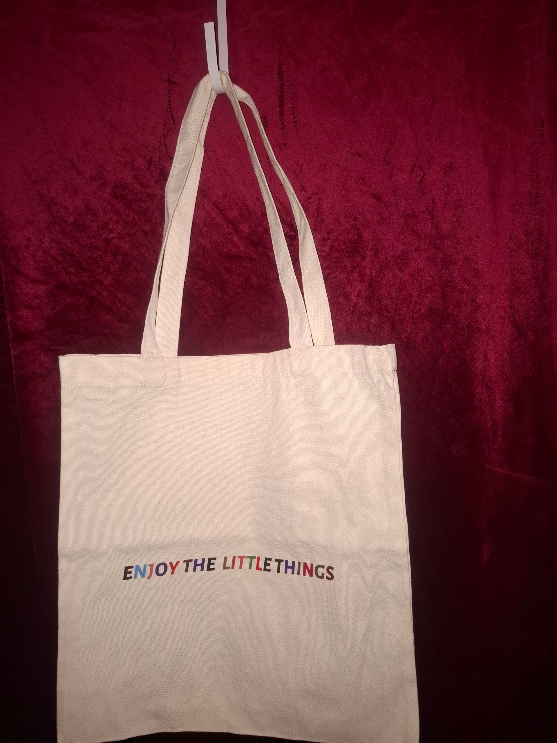Totebag enjoy the little things