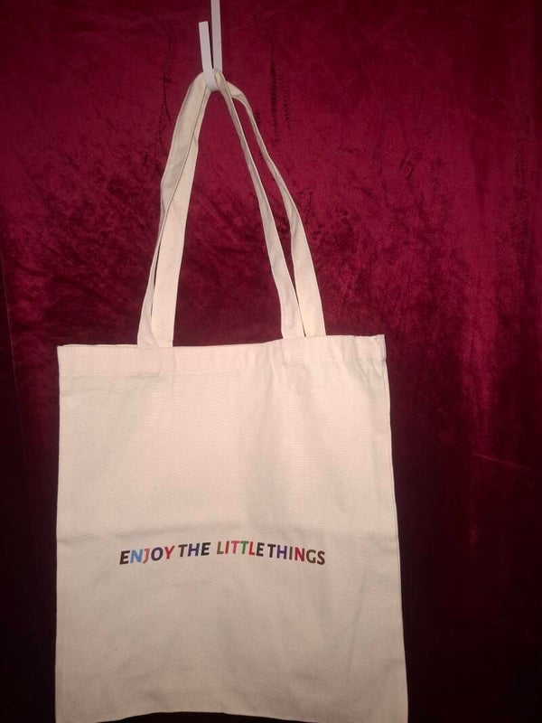 Totebag enjoy the little things