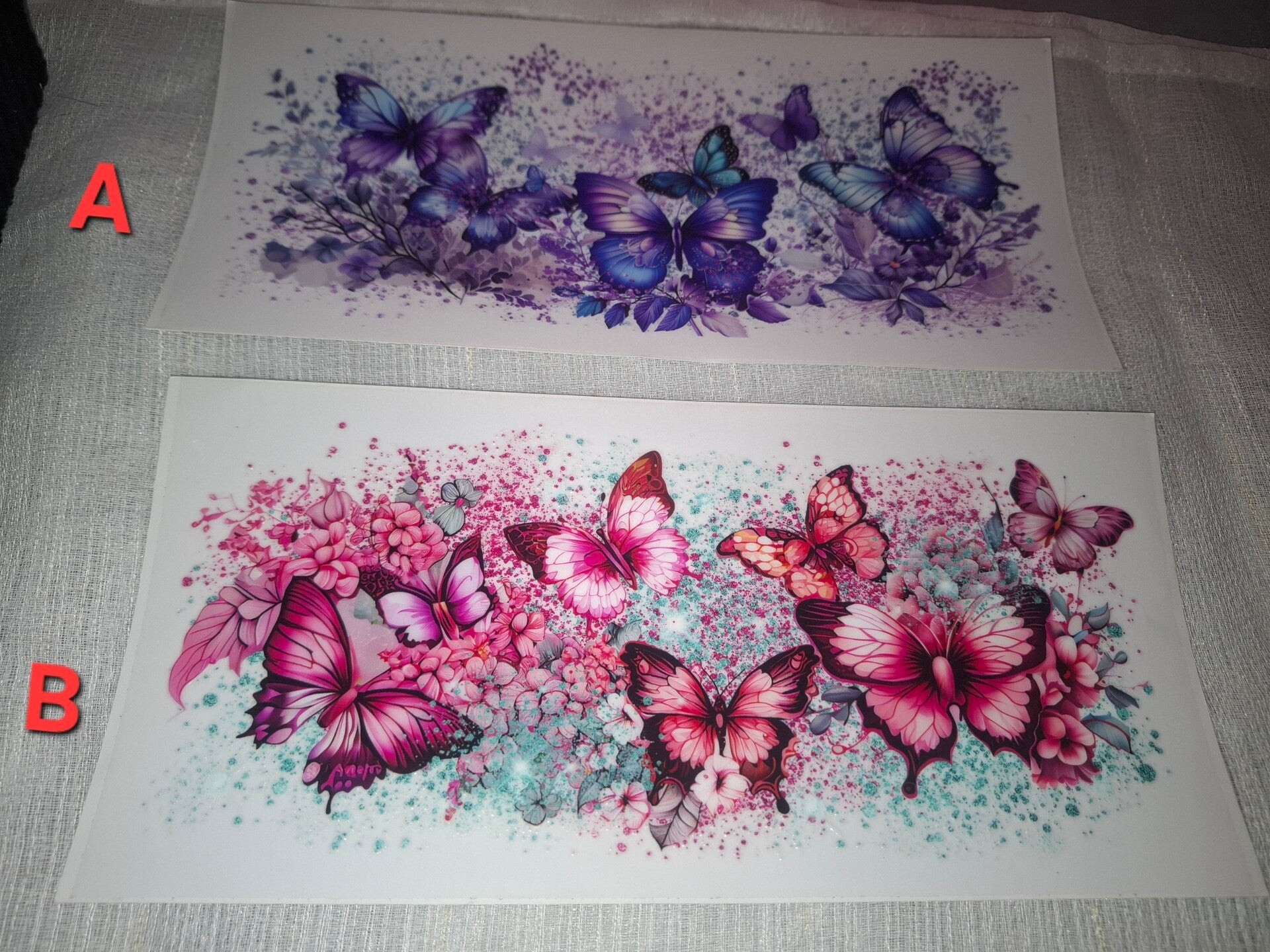UV DTF vlinders