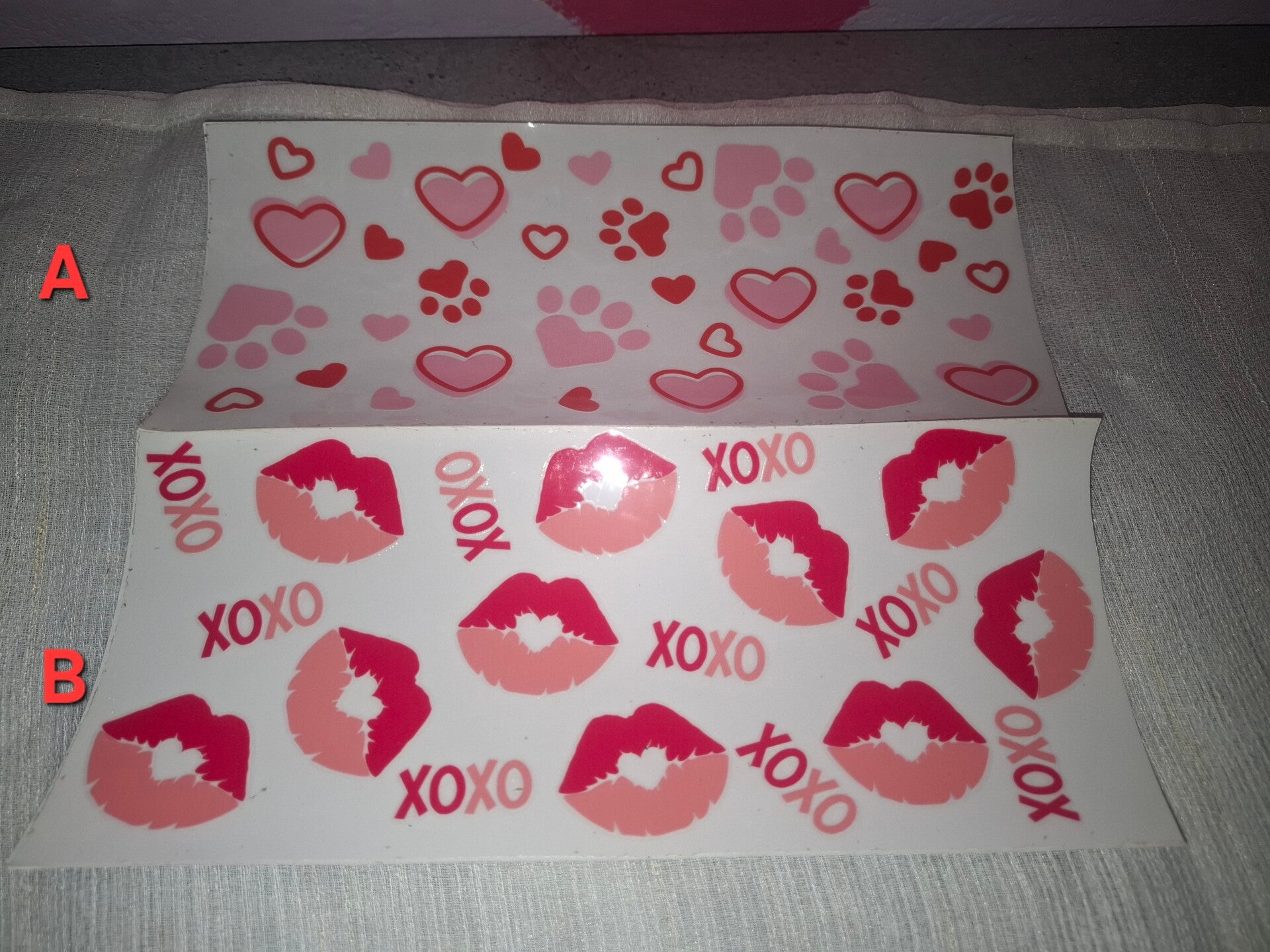 UV DTF liefde