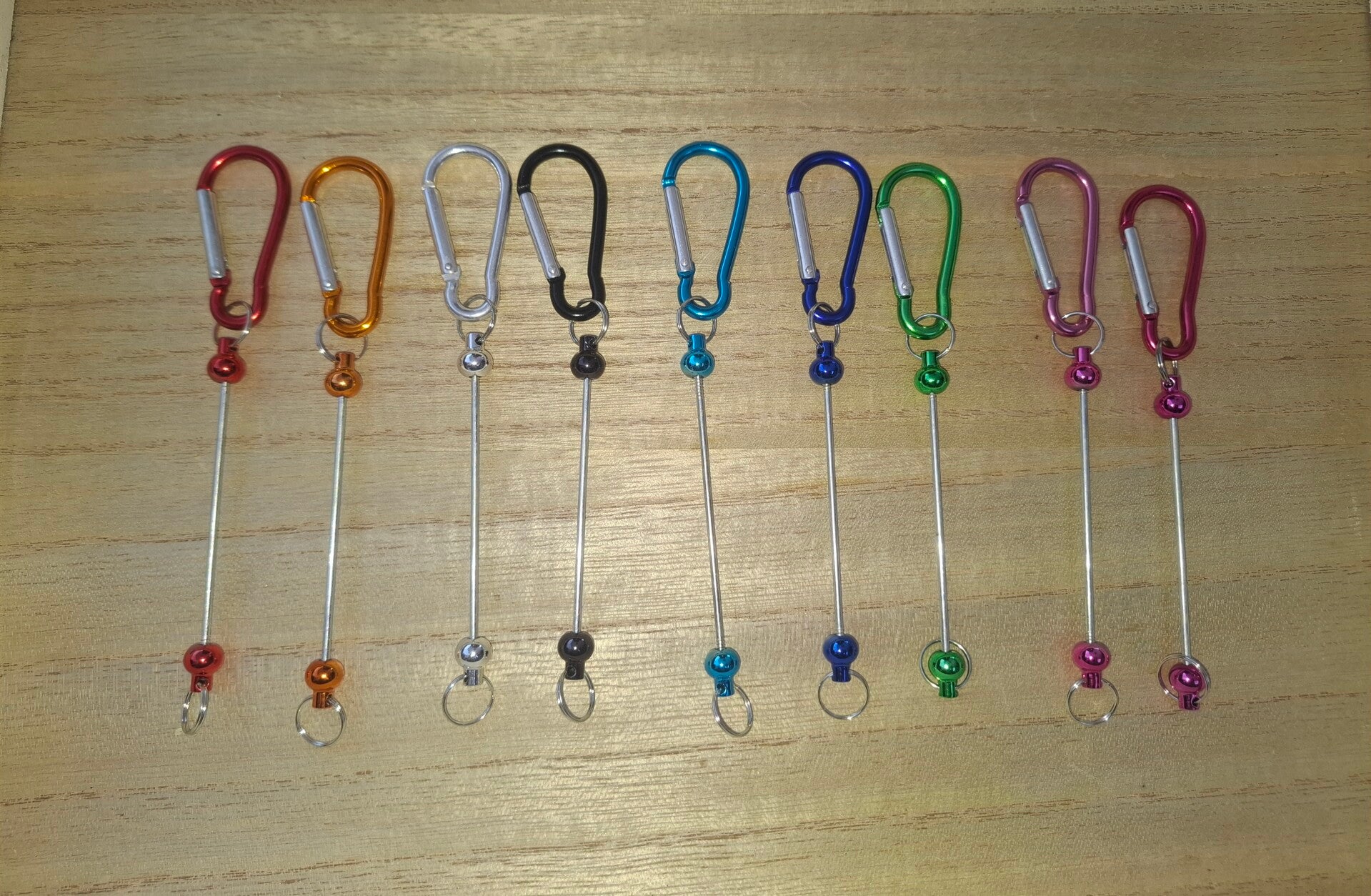 Kralen sleutelhanger (karabijnhaak)