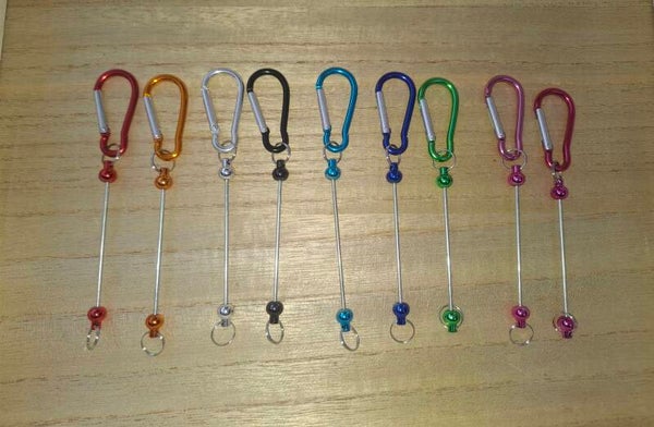 Kralen sleutelhanger (karabijnhaak)