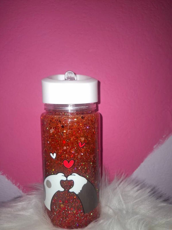 Snowglobe tumbler tuit poezen pootjes