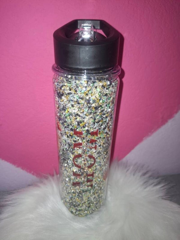 Tumbler tuit gevuld met steentjes dark mom