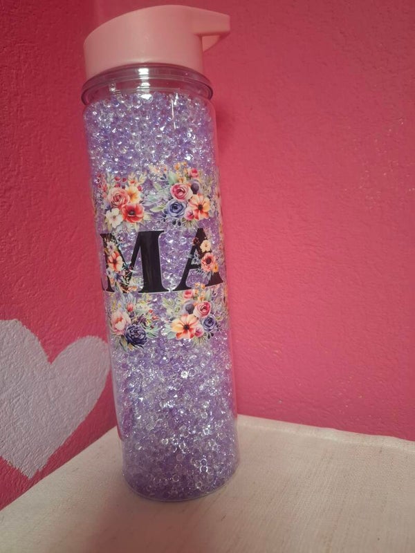 Tumbler tuit gevuld met strassteentjes mama