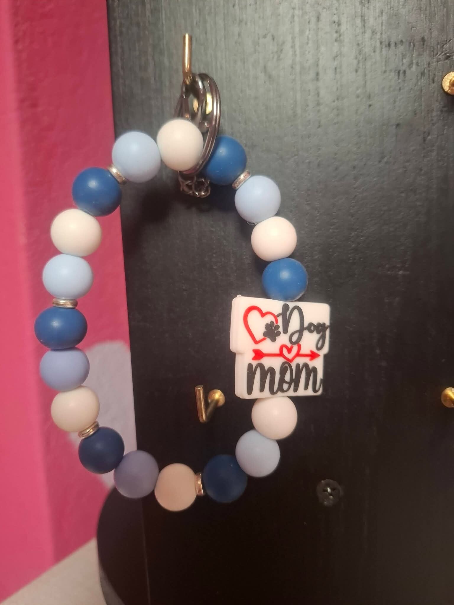 Wristletkeychaine dogmom