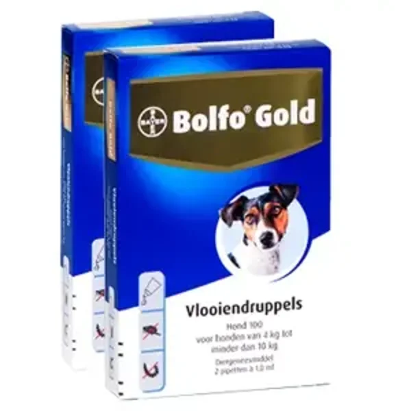 Bolfo Gold Hond 40 mg (2 st.