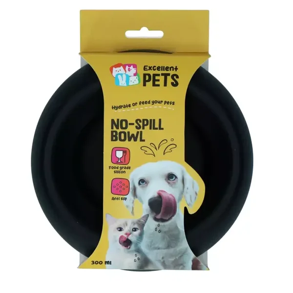 Excellent Pets No-Spill Bowl 300ml  5 kleuren