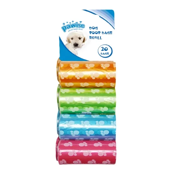 Pawise Refill Poop Bag 3-Pack of 8 Pack