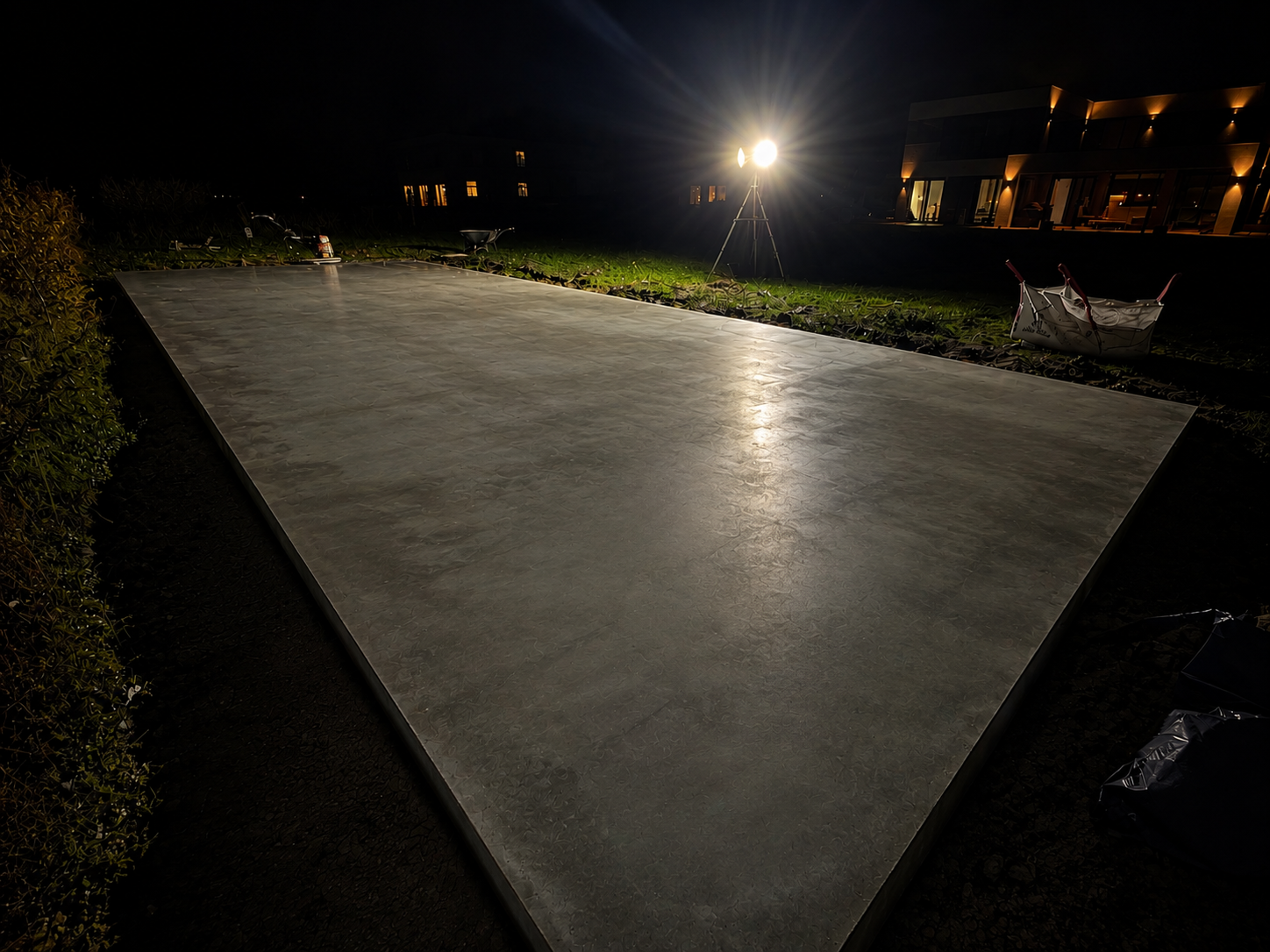 Betonvloer voor poolhouse in Doetinchem