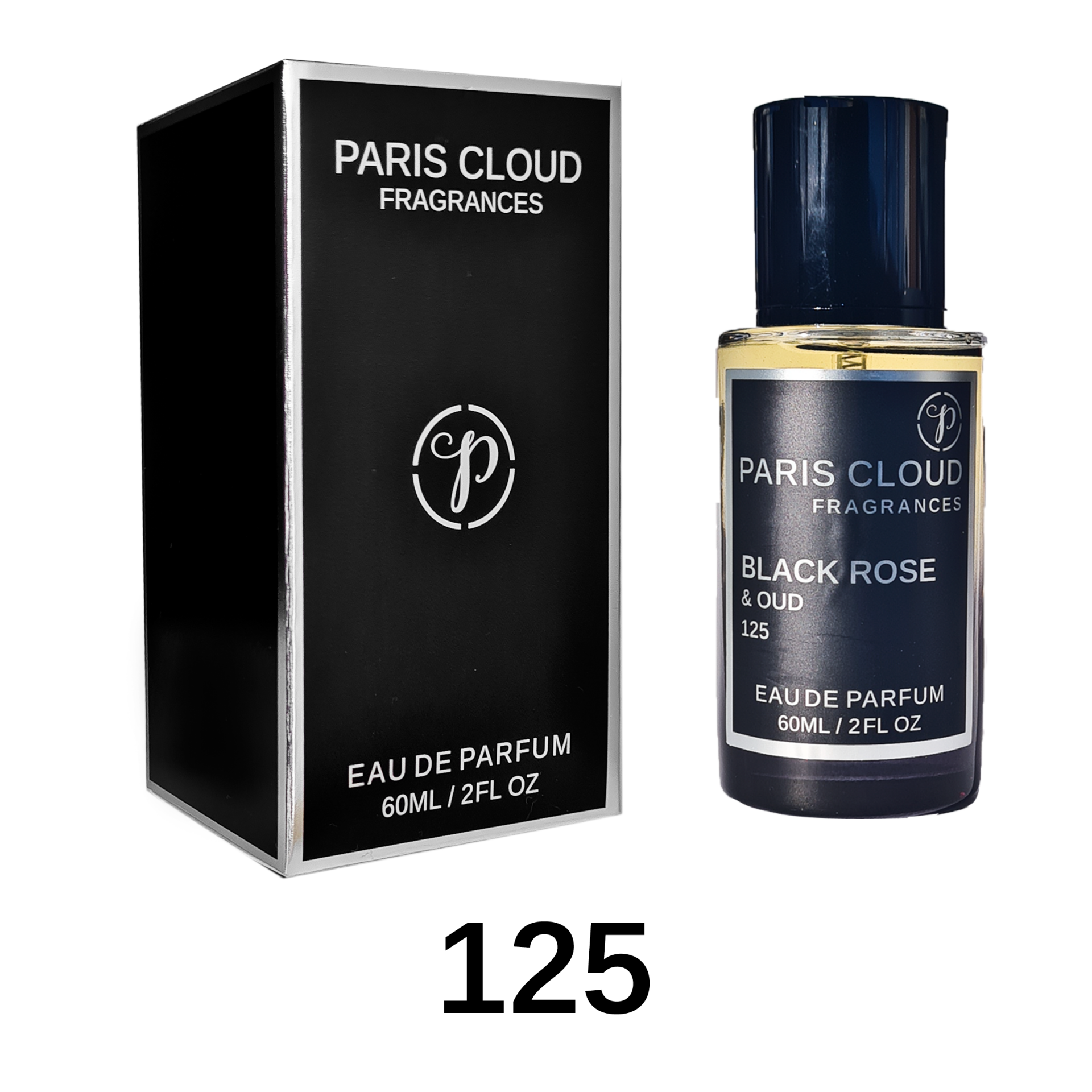 Black Rose & Oud 60ml Eau De Parfum inspired by Halfeti Perfume