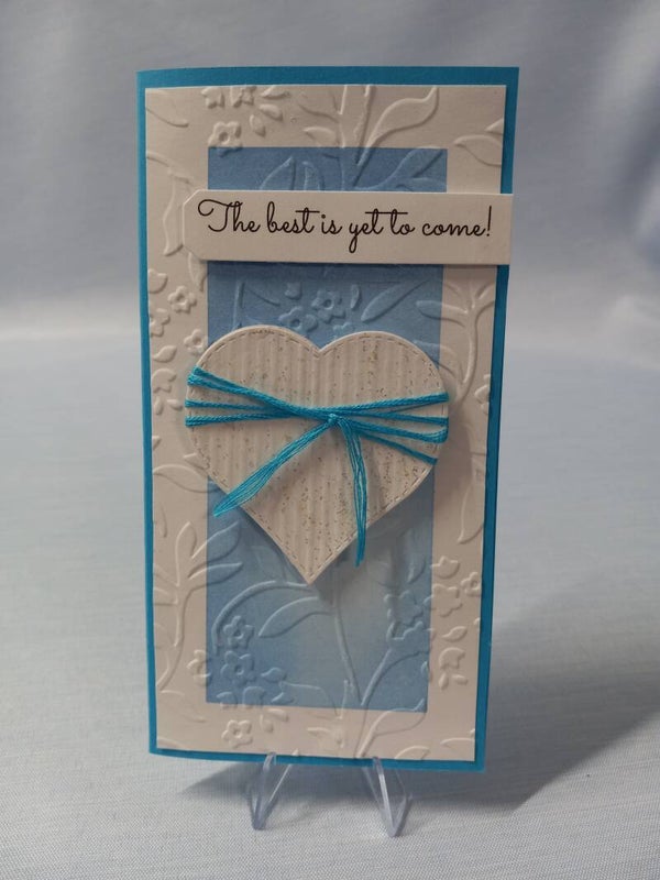 “Azure Moment” Bridal Shower Card