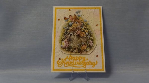 “Bunny Love” Anniversary Card