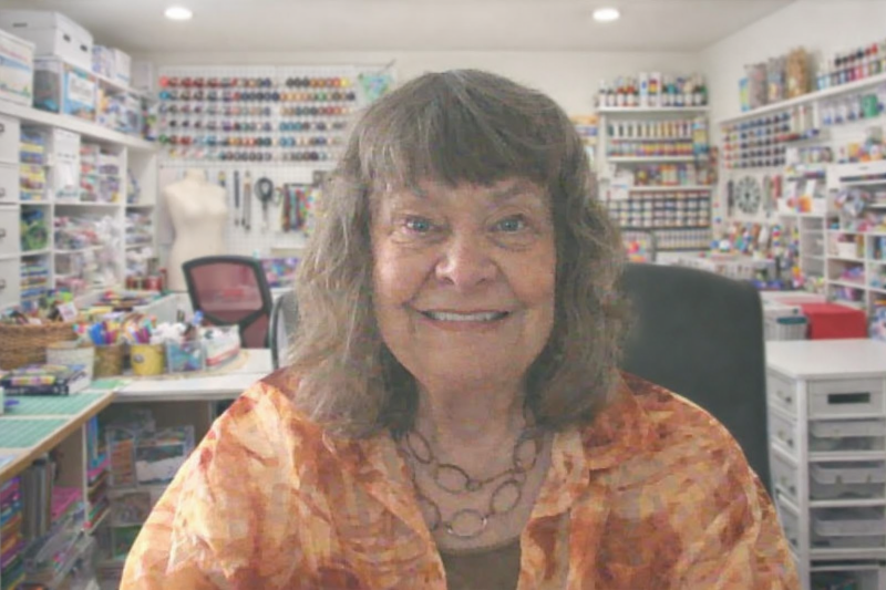 Picture of Jane Johnson owner and maker of Luree's Crafts