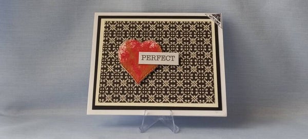 “Ebony & Ivory” Wedding Card