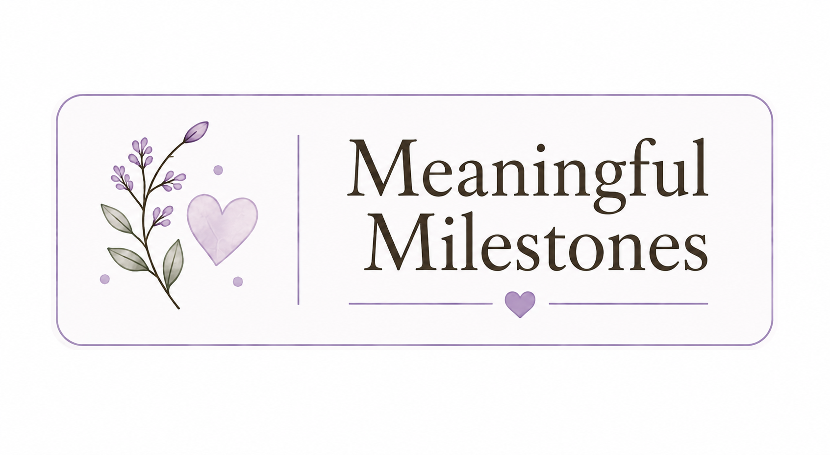 meaningful milestones banner