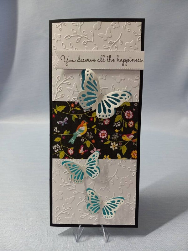 “Happy Butterfly” Bridal Shower Card