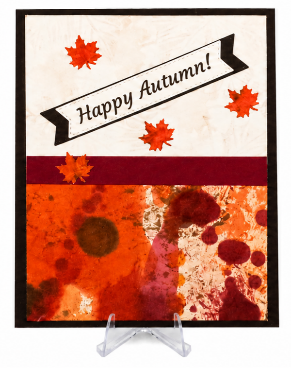 Colored Fall - Autumn Card